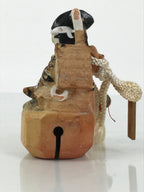 Japanese Clay Bell Dorei Samurai Vtg Tsuchi-Suzu Armor Warrior Beige Atami DR652