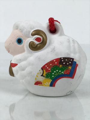 Japanese Clay Bell Dorei Sheep Vtg Tsuchi-Suzu Zodiac Animal