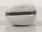 Japanese Clay Bell Dorei Snake Vtg Tsuchi-Suzu Zodiac Animal Hebi White DR615