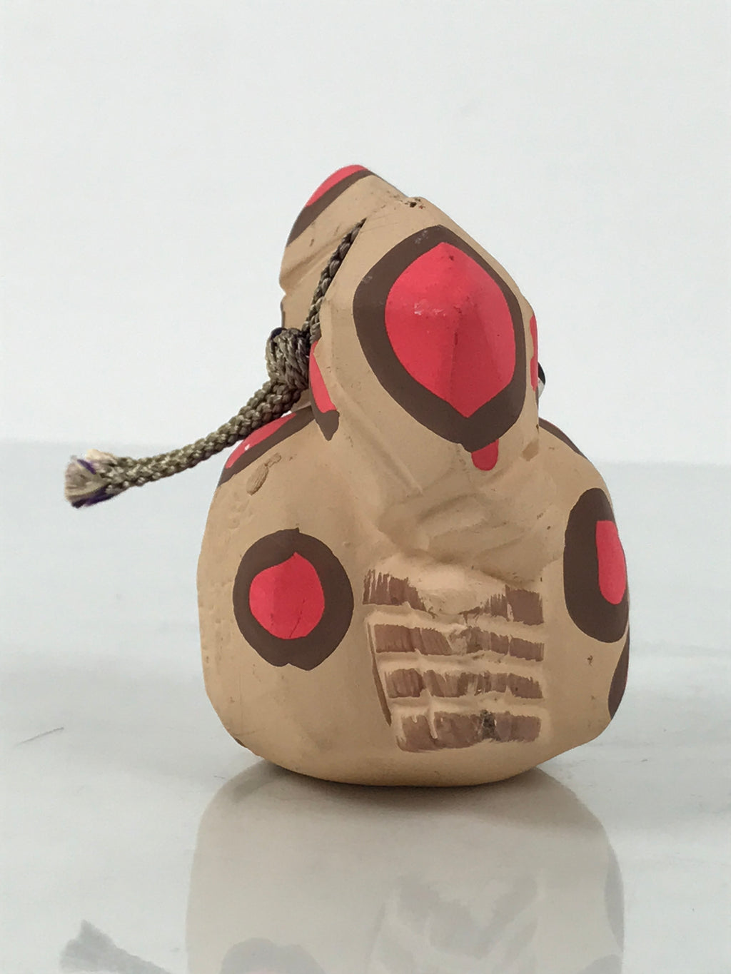 Japanese Clay Bell Dorei Spotted Crab Vtg Tsuchi-Suzu Ise Shima Akamongani DR638