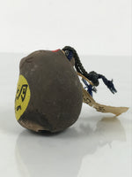 Japanese Clay Bell Dorei Tanuki Vtg Tsuchi-Suzu Raccoon Dog Katsurahama DR650