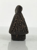 Japanese Clay Bell Dorei Thatched Roof House Vtg Tsuchi-Suzu Shirakawago DR673