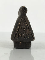 Japanese Clay Bell Dorei Thatched Roof House Vtg Tsuchi-Suzu Shirakawago DR673