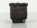 Japanese Clay Bell Dorei Thatched Roof House Vtg Tsuchi-Suzu Shirakawago DR673