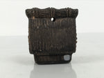 Japanese Clay Bell Dorei Thatched Roof House Vtg Tsuchi-Suzu Shirakawago DR673