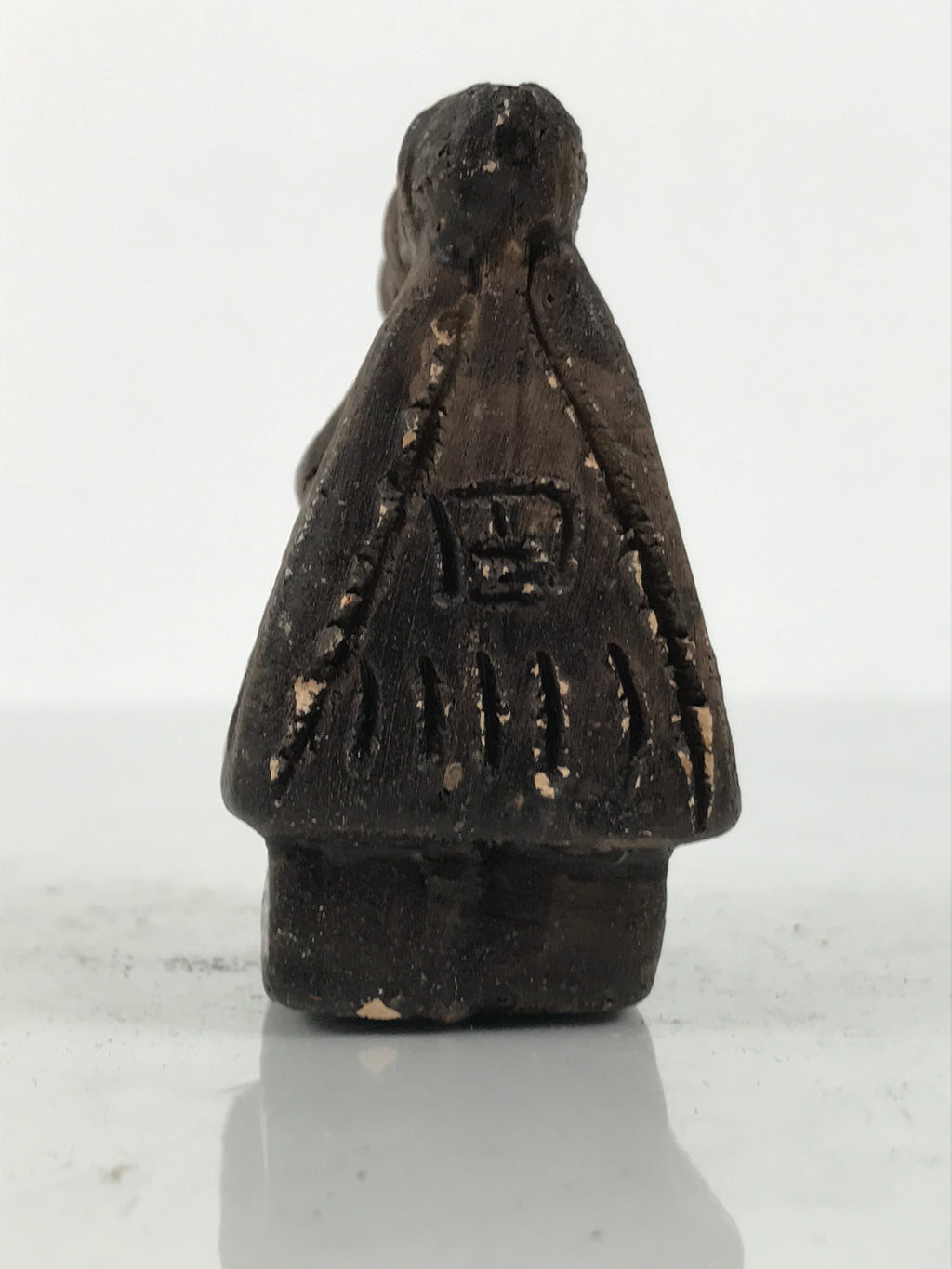 Japanese Clay Bell Dorei Thatched Roof House Vtg Tsuchi-Suzu Shirakawago DR673
