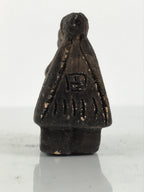 Japanese Clay Bell Dorei Thatched Roof House Vtg Tsuchi-Suzu Shirakawago DR673