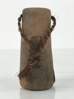 Japanese Clay Bell Dorei Tiger Lily Flower Vtg Tsuchi-Suzu Brown Orange DR632