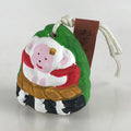 Japanese Clay Bell Dorei Tsuchi-Suzu Ceramic Monkey Doll Zodiac Amulet DR458