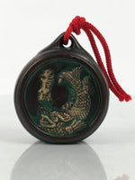 Japanese Clay Bell Dorei Tsuchi-Suzu Nagoya Castle Souvenir Shachi Brown DR660