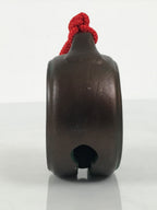 Japanese Clay Bell Dorei Tsuchi-Suzu Nagoya Castle Souvenir Shachi Brown DR660