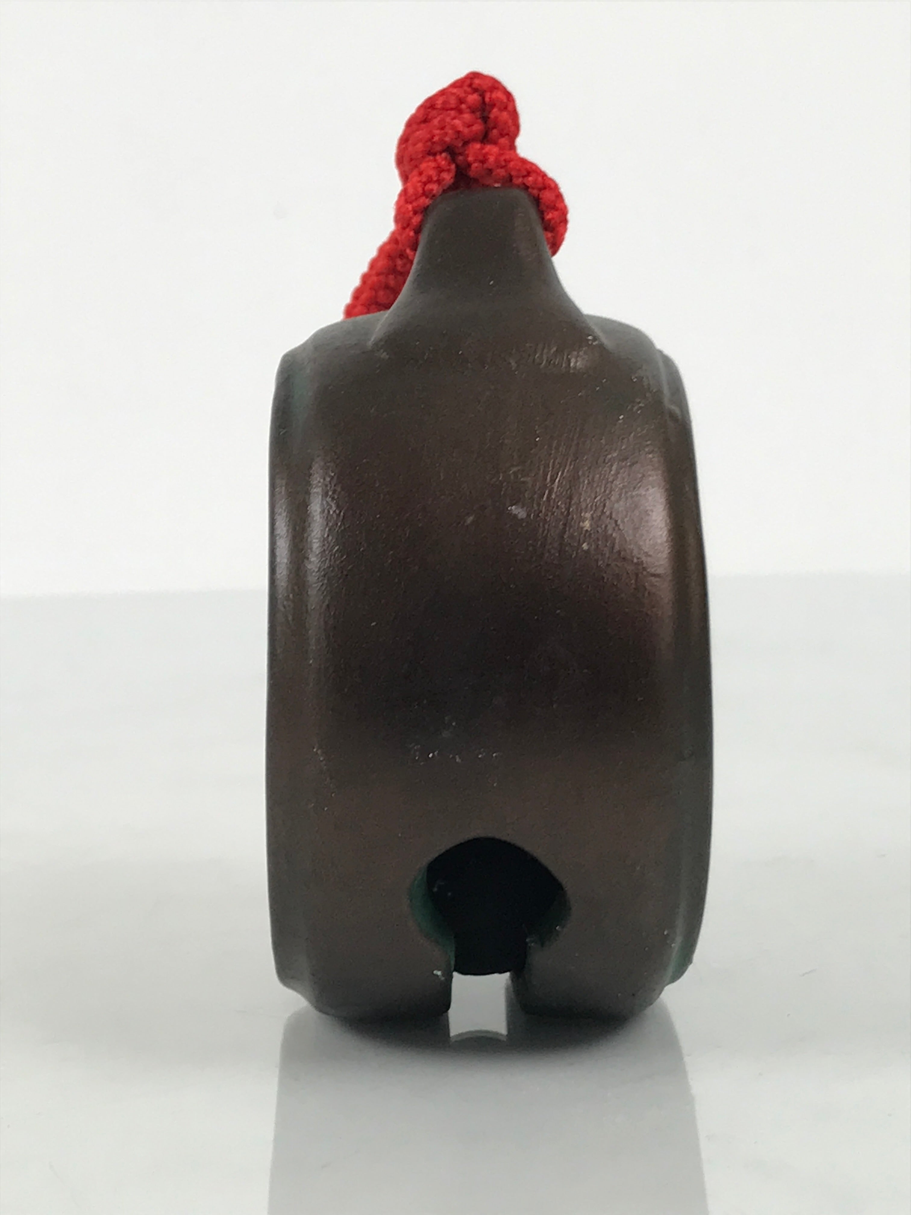 Japanese Clay Bell Dorei Tsuchi-Suzu Nagoya Castle Souvenir Shachi Brown DR660