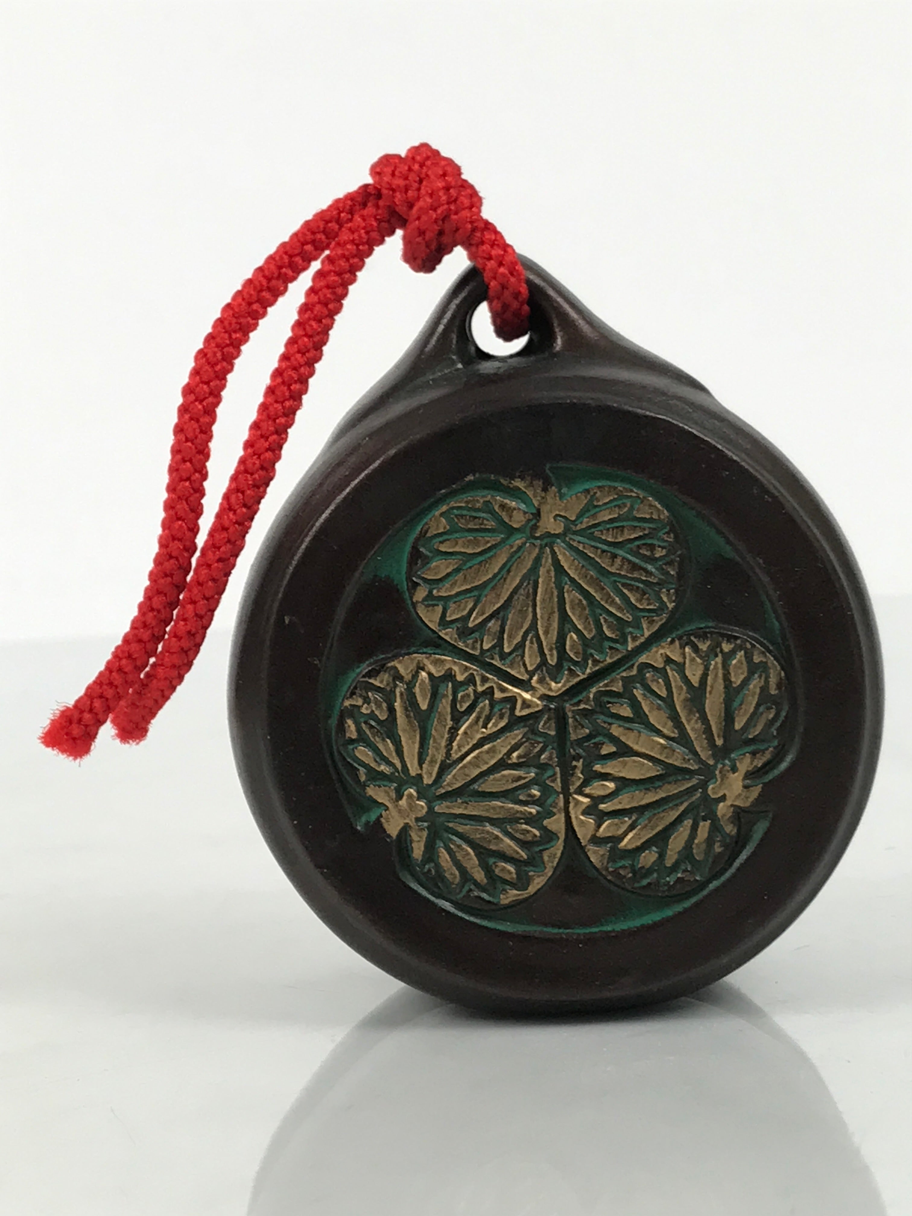 Japanese Clay Bell Dorei Tsuchi-Suzu Nagoya Castle Souvenir Shachi Brown DR660