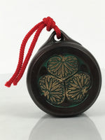 Japanese Clay Bell Dorei Tsuchi-Suzu Nagoya Castle Souvenir Shachi Brown DR660