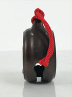 Japanese Clay Bell Dorei Tsuchi-Suzu Nagoya Castle Souvenir Shachi Brown DR660