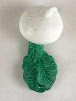 Japanese Clay Bell Dorei Tsuchi-Suzu White Radish Vegetable Ceramic Amulet DR469