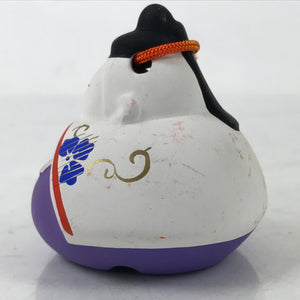 Japanese Clay Bell Dorei Vtg Tsuchi-Suzu Ceramic Hina Doll Hinamatsuri DR549