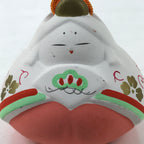 Japanese Clay Bell Dorei Vtg Tsuchi-Suzu Ceramic Hina Doll Hinamatsuri DR554