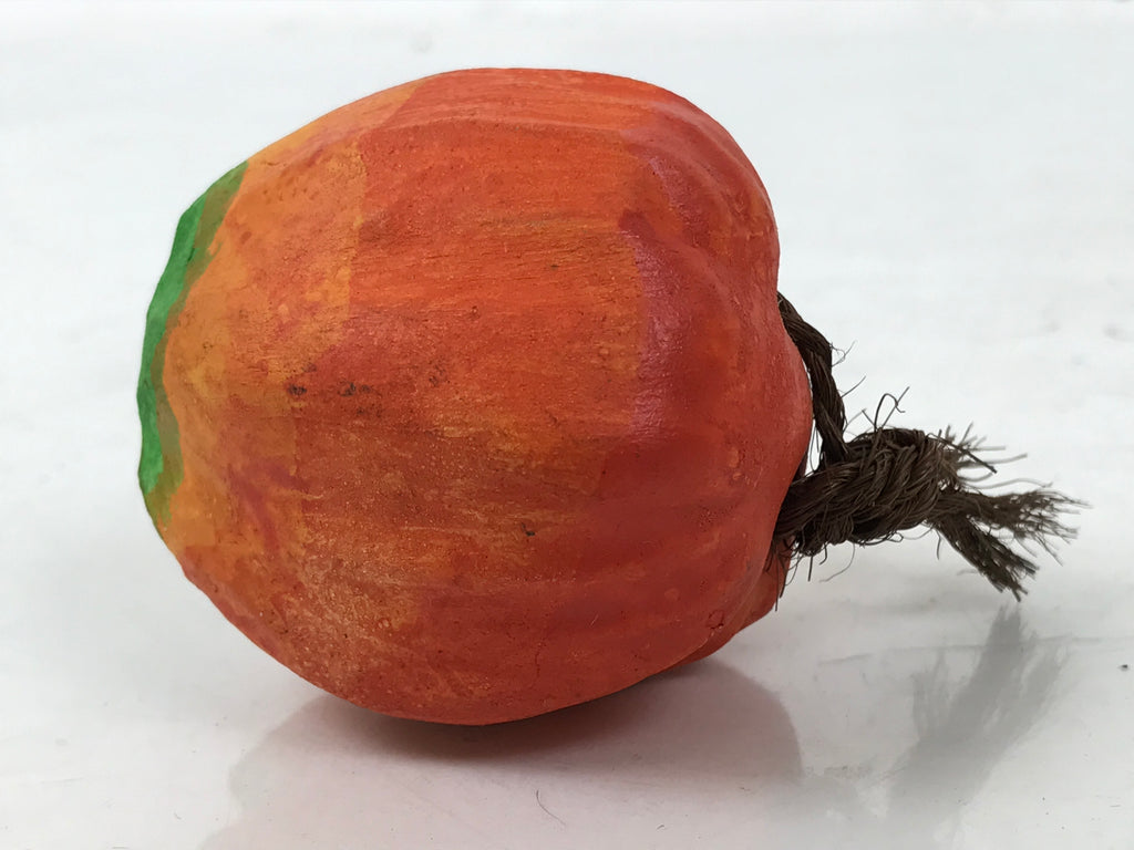 Japanese Clay Bell Dorei Vtg Tsuchi-Suzu Chinese Lantern Plant Hozuki DR598