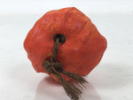 Japanese Clay Bell Dorei Vtg Tsuchi-Suzu Chinese Lantern Plant Hozuki DR598