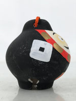 Japanese Clay Bell Dorei Vtg Tsuchi-Suzu Court Man Kimono Tsuyama Okayama DR596