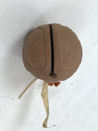 Japanese Clay Bell Dorei Vtg Tsuchi-Suzu Crab Kanimanji Temple Buddhist DR591