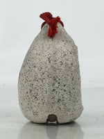 Japanese Clay Bell Dorei Vtg Tsuchi-Suzu Jizo Statue Protection Buddhist DR580