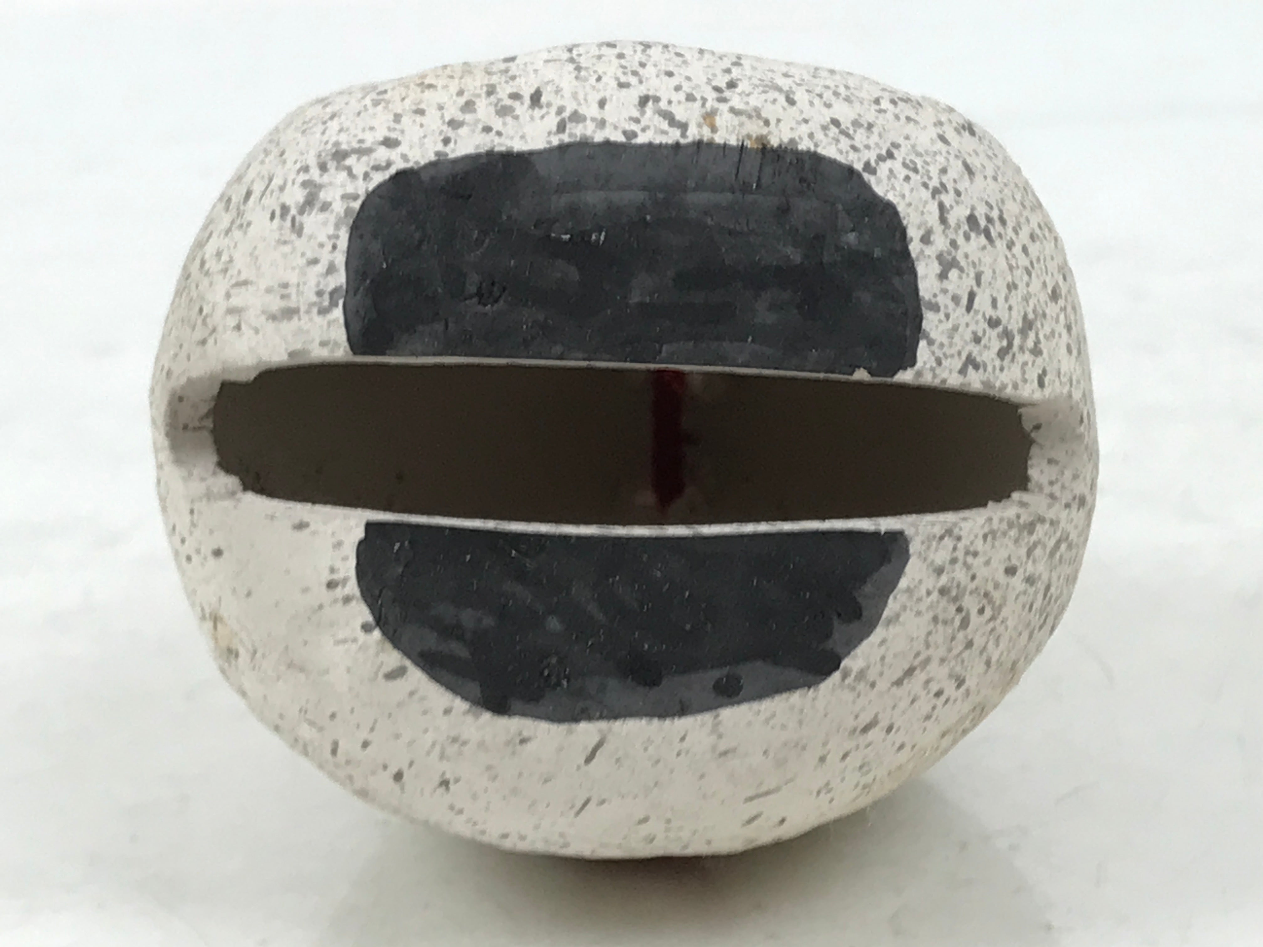 Japanese Clay Bell Dorei Vtg Tsuchi-Suzu Jizo Statue Protection Buddhist DR580