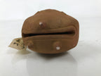 Japanese Clay Bell Dorei Vtg Tsuchi-Suzu Kannon Buddhist Yakushiji Temple DR581