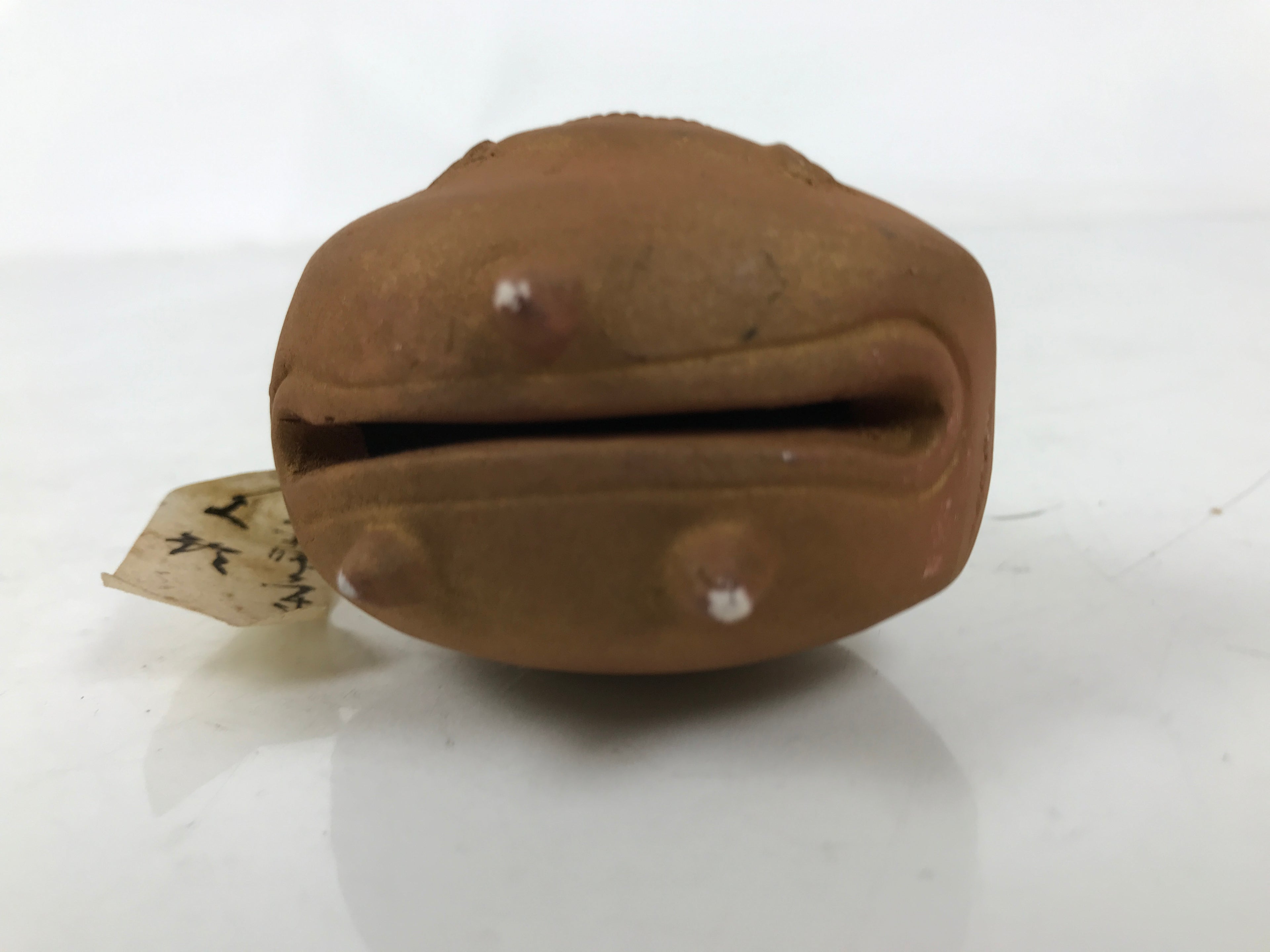 Japanese Clay Bell Dorei Vtg Tsuchi-Suzu Kannon Buddhist Yakushiji Temple DR581