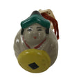 Japanese Clay Bell Dorei Vtg Tsuchi-Suzu Kitahachi Traveler Hizakurige DR576