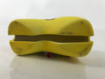 Japanese Clay Bell Dorei Vtg Tsuchi-Suzu Zodiac Animal Tiger Yellow Red DR544