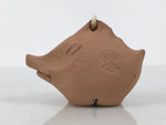 Japanese Clay Bell Dorei Wild Boar Vtg Tsuchi-Suzu Zodiac Animal Inoshishi DR684