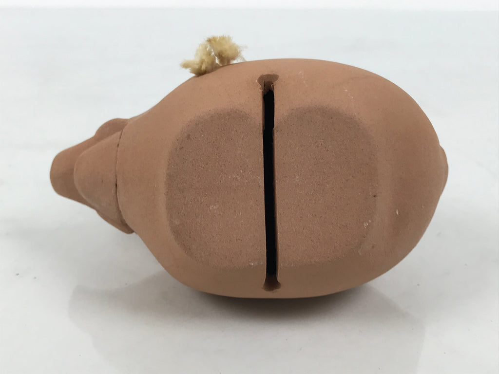 Japanese Clay Bell Dorei Wild Boar Vtg Tsuchi-Suzu Zodiac Animal Inoshishi DR684