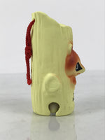 Japanese Clay Bell Dorei Yamadera Temple Vtg Tsuchi-Suzu Tanuki Yellow DR677