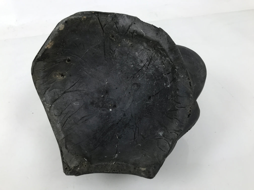 Japanese Clay Chrysanthemum Kawara Roof Tile Statue Vtg Ridge-End Flower ST59