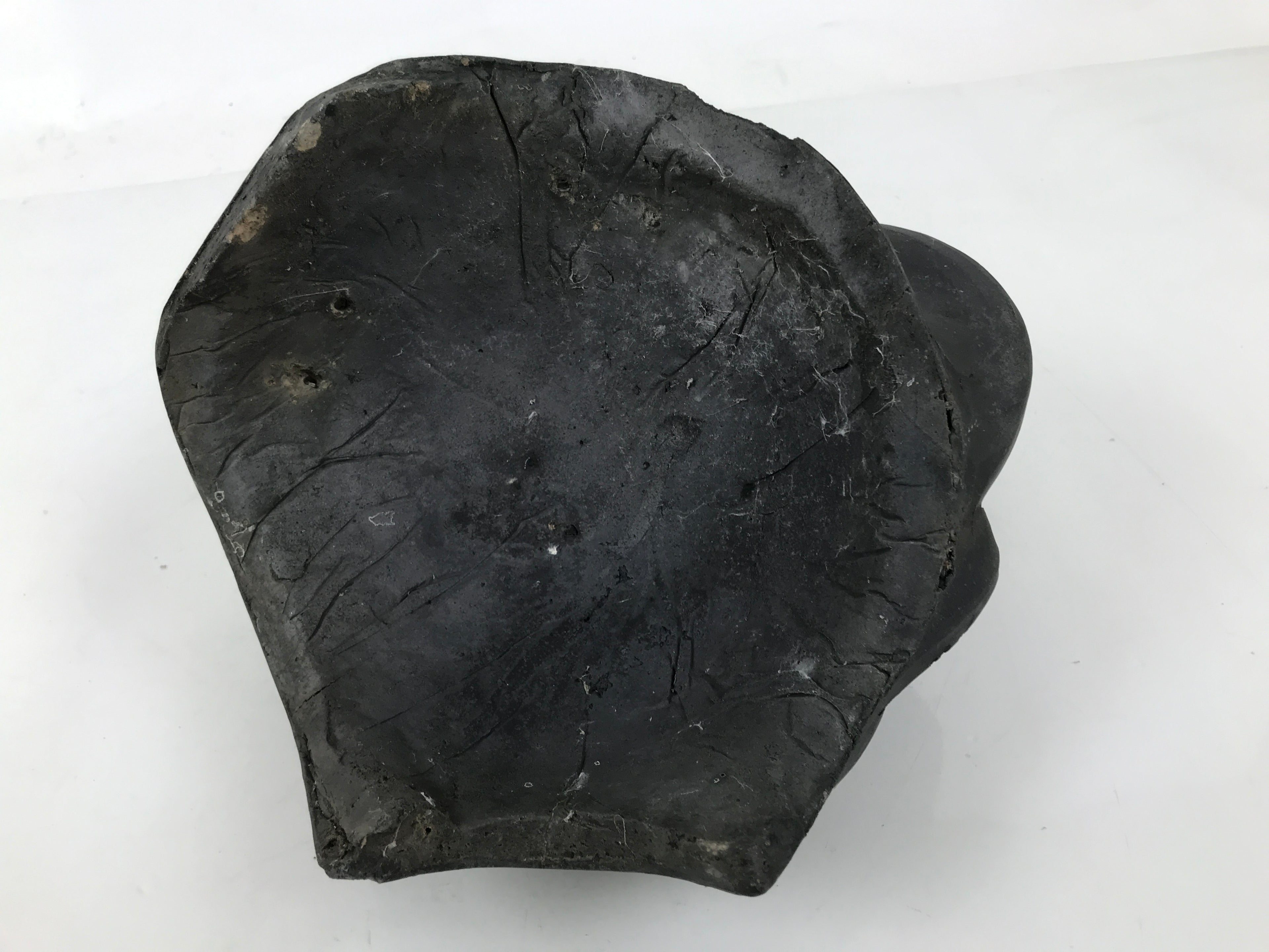 Japanese Clay Chrysanthemum Kawara Roof Tile Statue Vtg Ridge-End Flower ST59