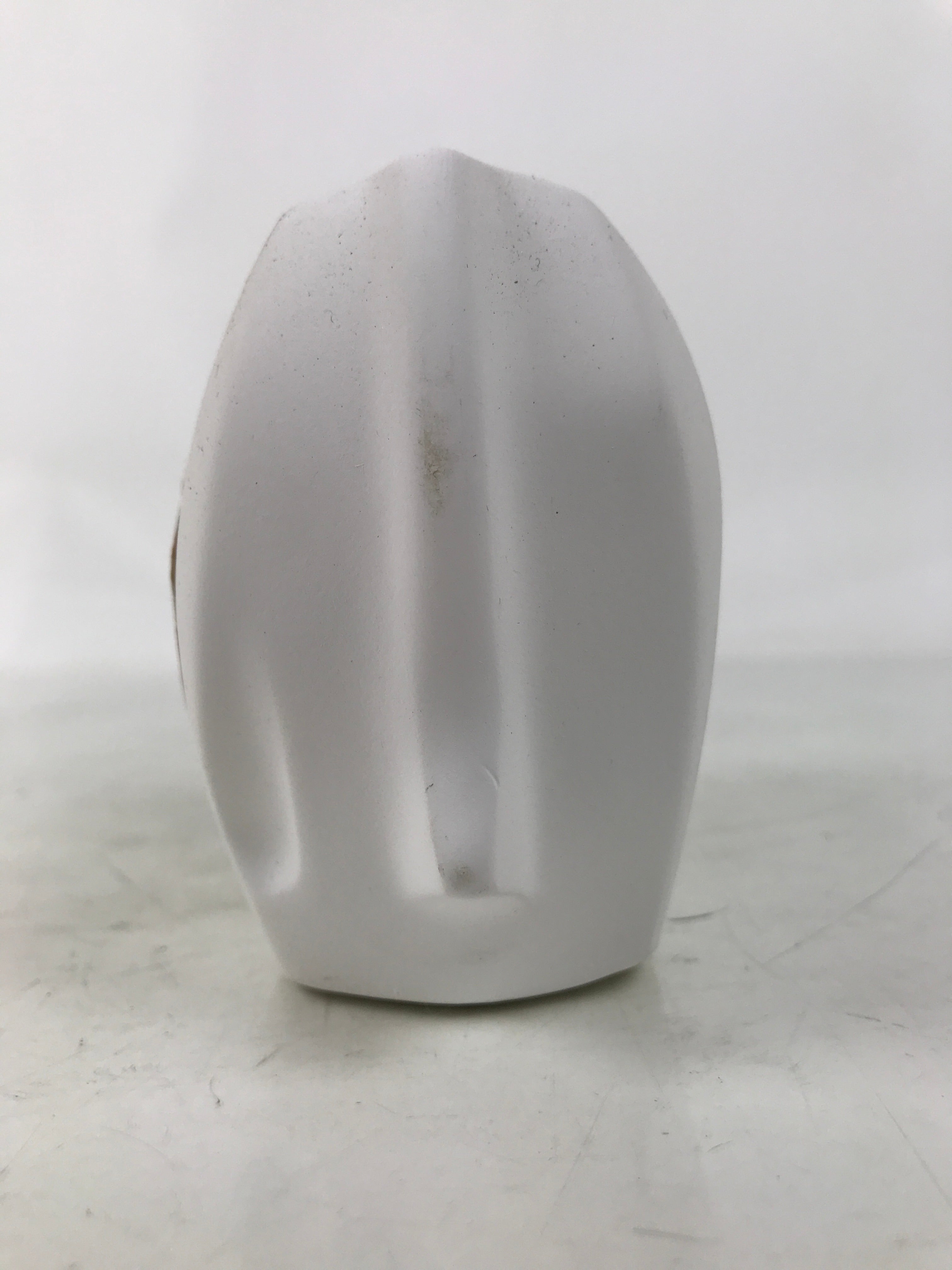 Japanese Clay Cow Figurine Vtg Zodiac Ushi Okimono Statue Decoration White ST76