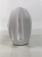 Japanese Clay Cow Figurine Vtg Zodiac Ushi Okimono Statue Decoration White ST76