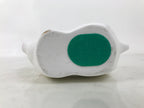 Japanese Clay Cow Figurine Vtg Zodiac Ushi Okimono Statue Decoration White ST76