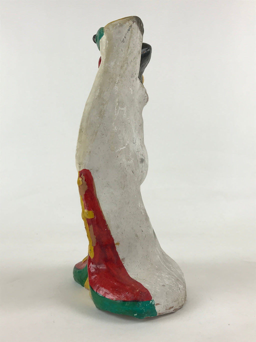 Japanese Clay Doll Tsuchi-Ningyo Vtg Traditional Handicraft Statue Geisha BD894