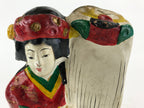 Japanese Clay Doll Tsuchi-Ningyo Vtg Traditional Handicraft Statue Geisha BD894