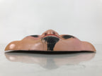 Japanese Clay Ebisu Mask Seven Lucky Gods Vtg Good Fortune Wall Decoration OM86
