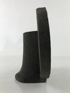 Japanese Clay Flower Vase Vtg Kabin Asuka Yamadadera Lotus Tile Replica FK162