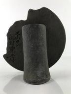Japanese Clay Flower Vase Vtg Kabin Asuka Yamadadera Lotus Tile Replica FK162