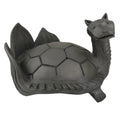 Japanese Clay Minogame Turtle Kawara Roof Tile Statue Ridge-End Sculpture ST60