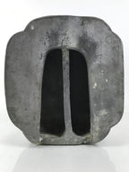 Japanese Clay Oni Demon Kawara Roof Tile Statue Ridge-End Onigawara Ogre ST56