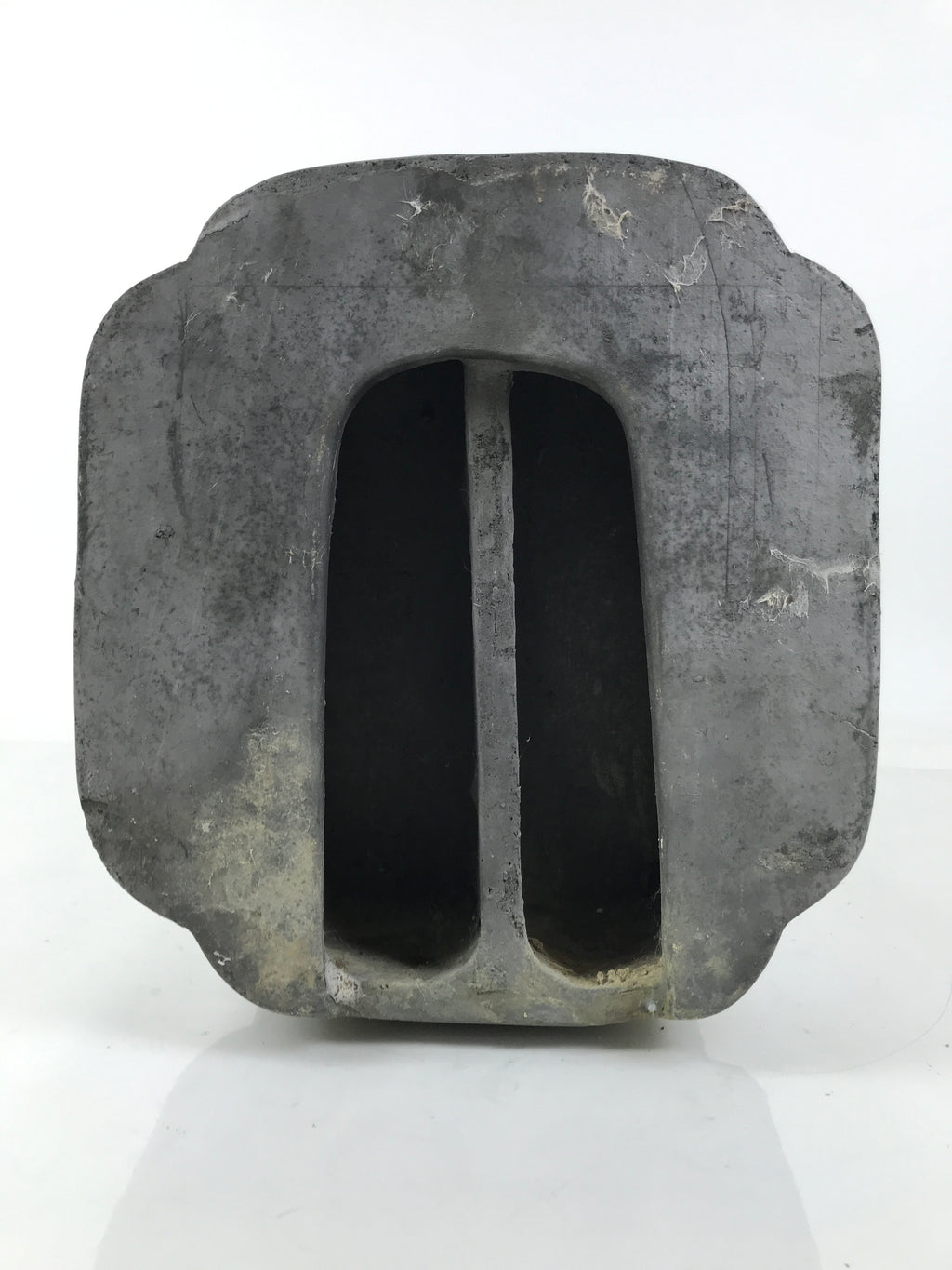 Japanese Clay Oni Demon Kawara Roof Tile Statue Ridge-End Onigawara Ogre ST57