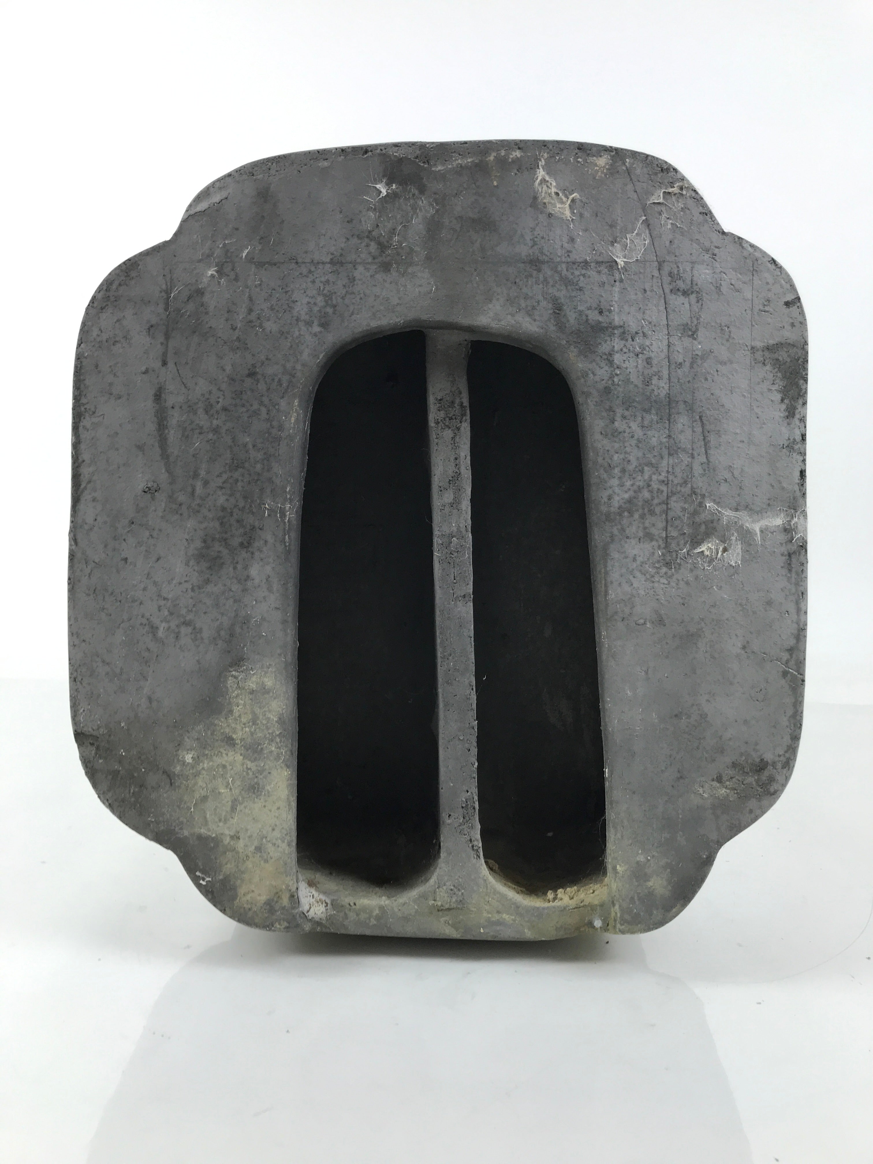 Japanese Clay Oni Demon Kawara Roof Tile Statue Ridge-End Onigawara Ogre ST57