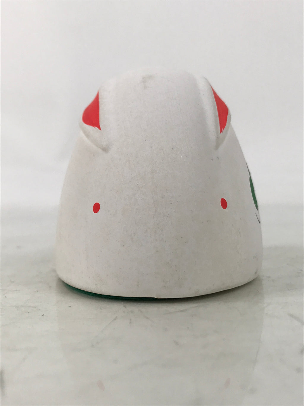 Japanese Clay Rabbit Figurine Vtg Zodiac Usagi Okimono Statue Decor White ST79